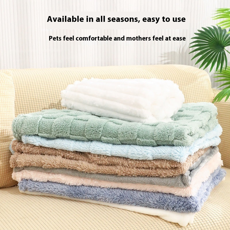 Pet Warm Blanket - Textured Comfort Sleep Throw